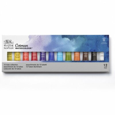 Winsor Newton Cotman Aquarellfarben Set 12 x 8 ml Farbkartuschen