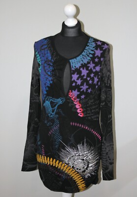Desigual 17WWTKBG Ariadna womens shirt tunic Size M