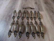 15 MIDCENTURY MODERN METAL DOOR PULLS CABINET HARDWARE 6 3/4 INCH LONG