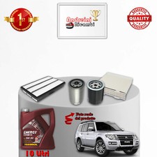 KIT TAGLIANDO 4 FILTRI E OLIO MITSUBISHI PAJERO IV 3.2 DI-D 140KW DAL 2007 ->