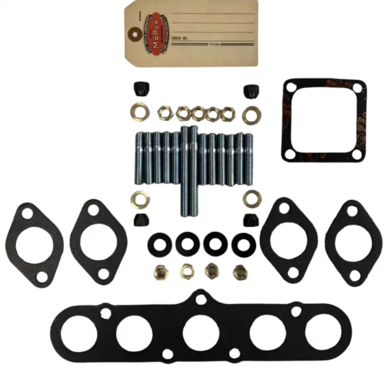 Kit de reconstrucción de hardware de colector de 6 cilindros para Dodge Coronet 1959 con juntas Foto 2 de 4
