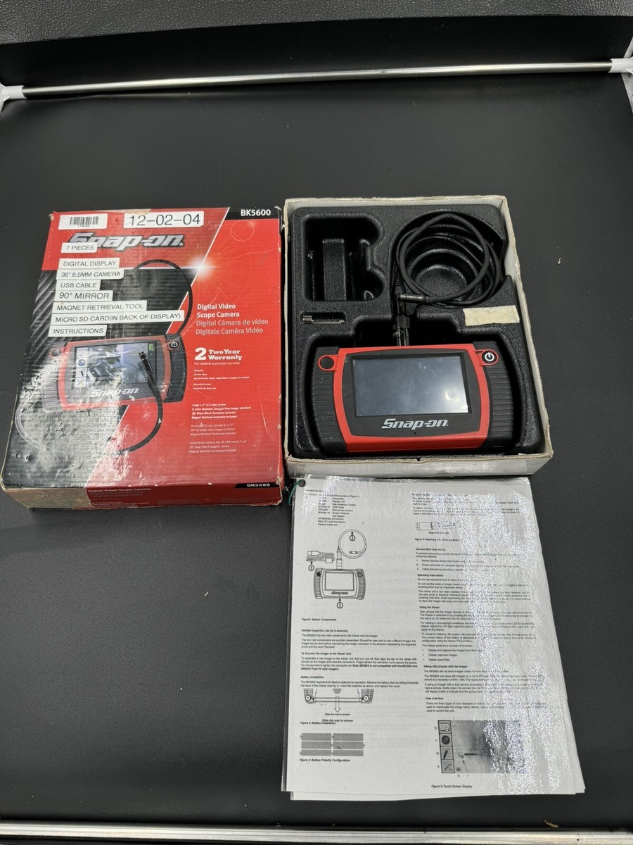 スナップオンSnap-onスコープカメラBK5600DUAL55 SNAP-ON 内視鏡