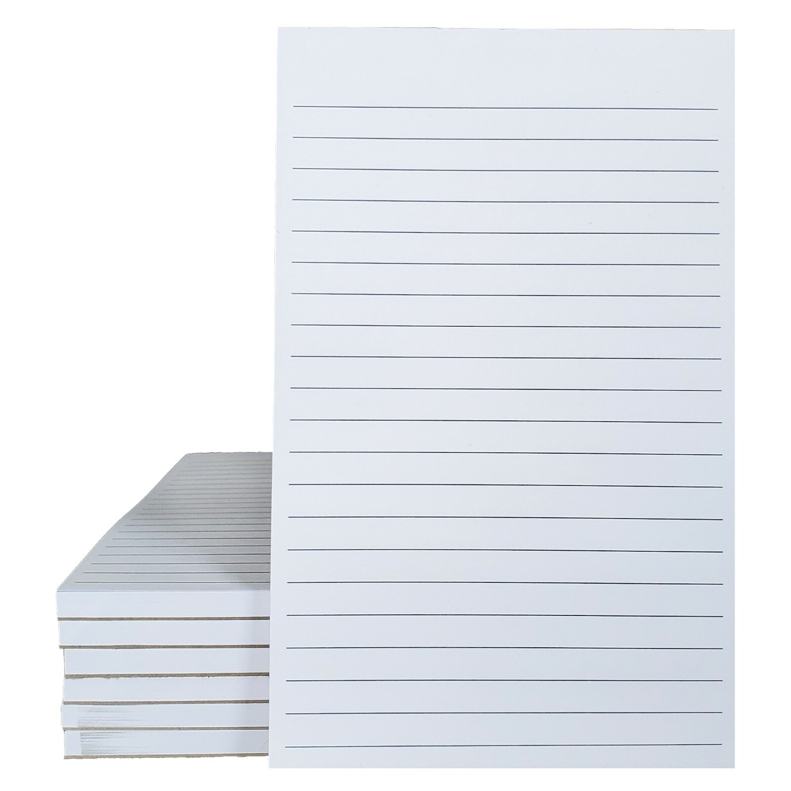 5 x 8 Lined Notepads - 60# opaque paper - 60 sheets per pad (5 pack)