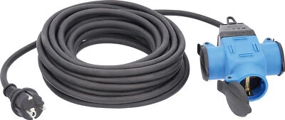 AS - SCHWABE Verlängerungskabel Außen 4.5m-10m 3fach Verteilersteckdose Strom 230V 16A IP44