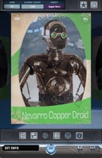 Topps Star Wars Card Trader 2024 Droids Wave 1 Green - Nevarro Copper Droid