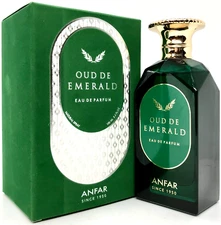 ANFAR OUD DE EMERALD EAU DE PARFUM SPRAY UNISEX 3.4 Oz / 100 ml BRAND NEW ITEM!