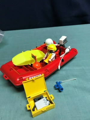 playmobil rescue boat
