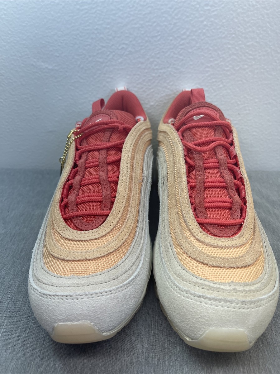 Nike Air Max 97 Orange Chalk Cashmere Pastel Women's Size