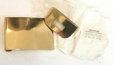 Vintage USMC Brass Dress Belt Buckle Plain NOS Free Shipping