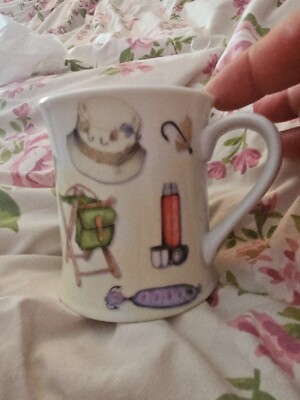 Angeln Thema Fine Bone China Tasse The Leonardo Collection England