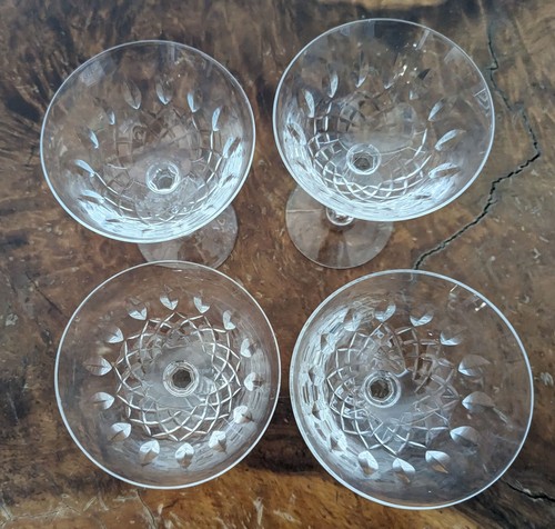 Tiffin-Franciscan Elyse Champagne Glasses Set Of 4 5.75" - Picture 2 of 14