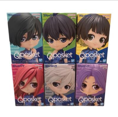 BLUE LOCK Q Posket Figure A Color 6 Types Set With Box New Anime