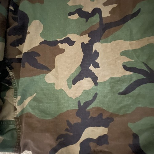 Military Hot Weather Woodland Camouflage XS Combat Coat Big Pockets 100% Cotton - Picture 4 of 12