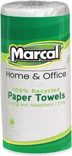 6709 100% Recycled Roll Towels, 2-Ply, 9 X 11, 60 Sheets, 15 Rolls/Carton