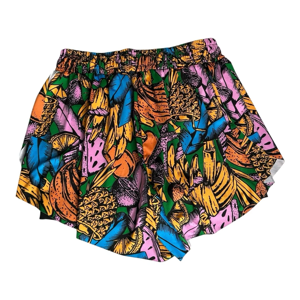 Pantalón Corto Elástico Fluido Zumba Tropics - Estampado Multicolor Talla XS Picante Foto 4 de 4