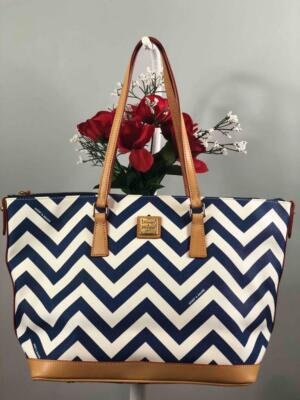 dooney and bourke chevron satchel