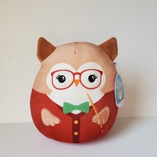 2021 Miss Jaydelle Squishmallows The Teacher Owl Plush 8" KellyToy Original