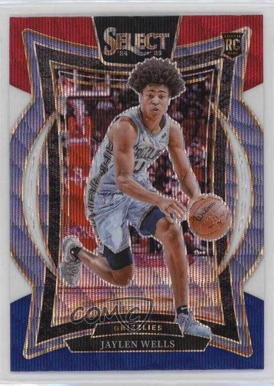 2024-25 Panini Select Concourse Tri-Color Prizm Jaylen Wells #79 16wc