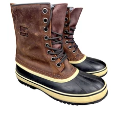 Sorel 1964 Premium T Waterproof Winter Snow Pac Boots Brown Winter Men's Size 8