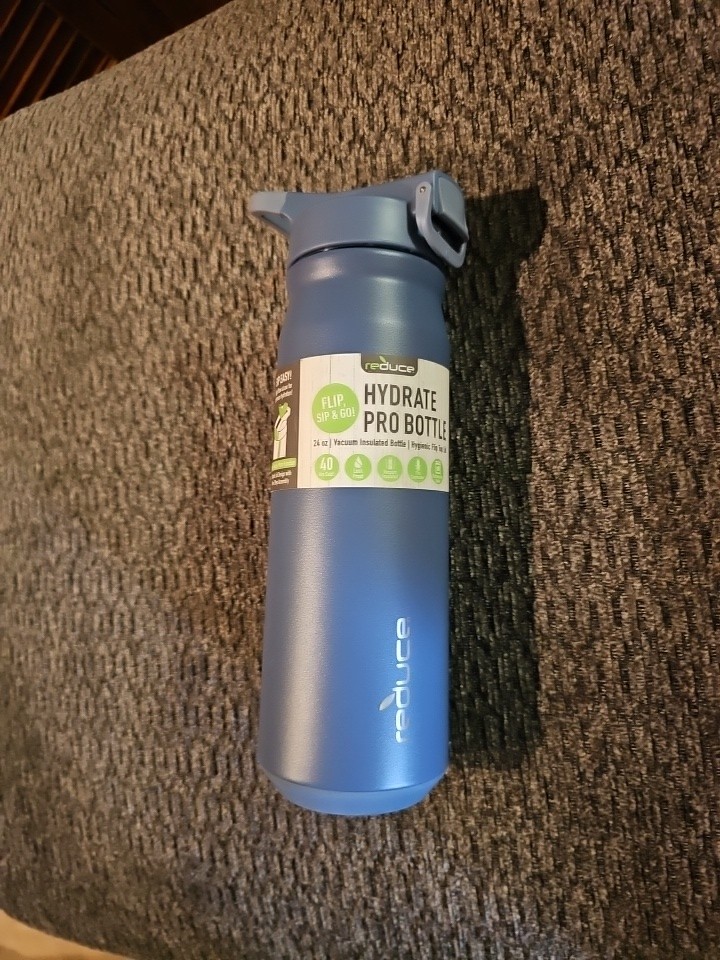 REDUCE Water Bottle Insulated Locking Lid With Straw And Han