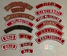 BSA Red White Council Shoulder Patch Lot H12