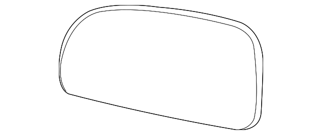 Genuine GM Driver Side Mirror Glass Replacement 88980573