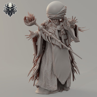 Amber Mage - Realsteone - Terrain Wargaming D&D DnD 32mm 40mm 54mm
