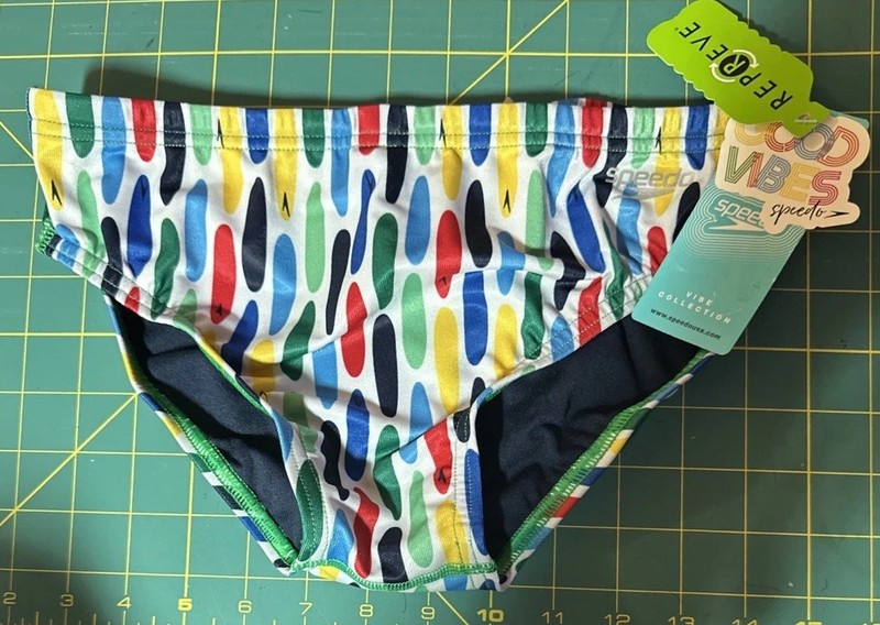 Good Vibes : Speedo : Swimsuit : 26”, Label Says 30 : Surfboards : MSRP $45.00