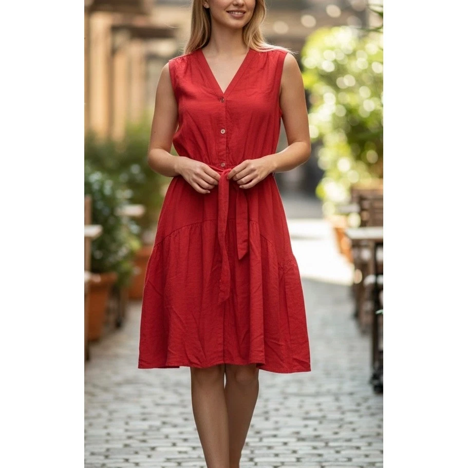 women's nine west midi shirt dress Women's Nine West Cinched Waist Midi Shirt Dress