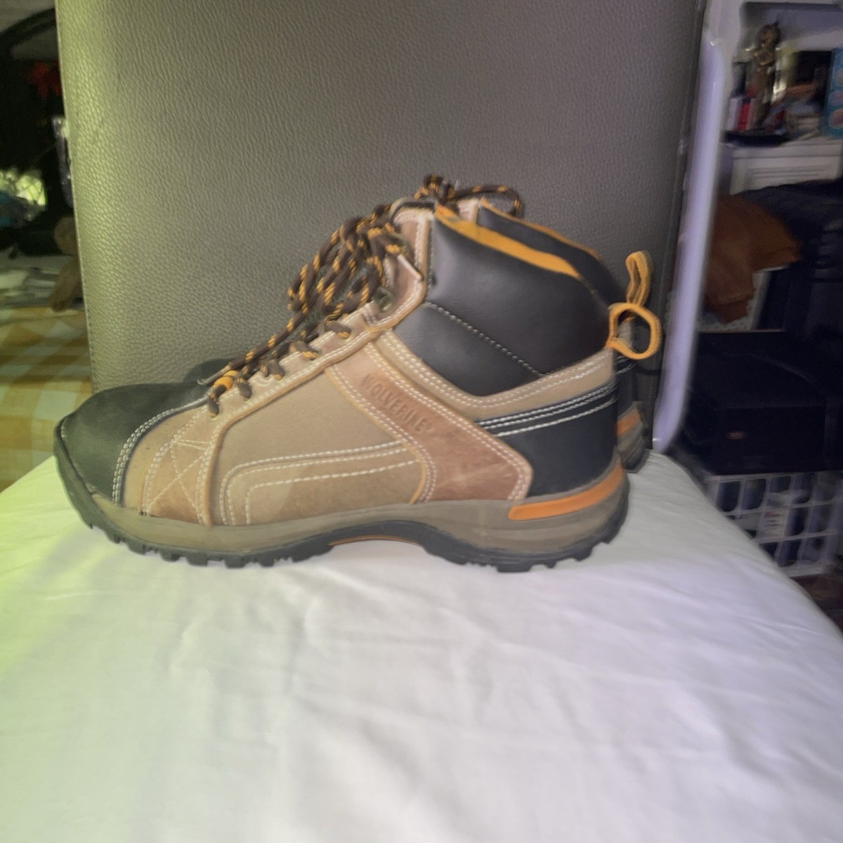 Wolverine steel toe work boots View 2