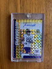 Trent McDuffie RC 2022 Mosaic Draft Picks Autographs Gold 2/10 . (Jersey # 22)