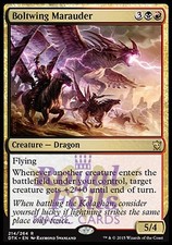 Boltwing Marauder 2x FOIL DTK MTG Dragons of Tarkir Rare MINT black red