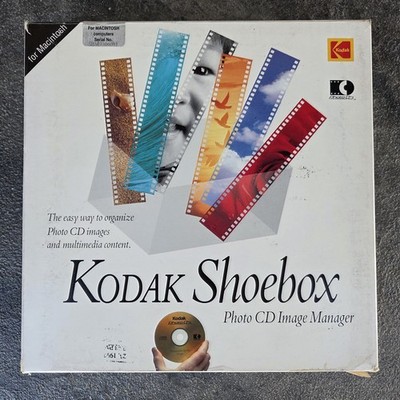 Kodak Shoebox Software Photo Image CD Manager Floppy Disk
