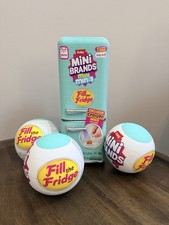 Zuru Mini Brands Fill The Fridge Lot - Target Exclusive Fridge With 3 Capsules