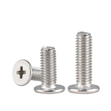 304 Stainless Steel Phillips Utrathin Flat Head Screws M1.2 M1.4 M1.6 M2 M2.5-M8