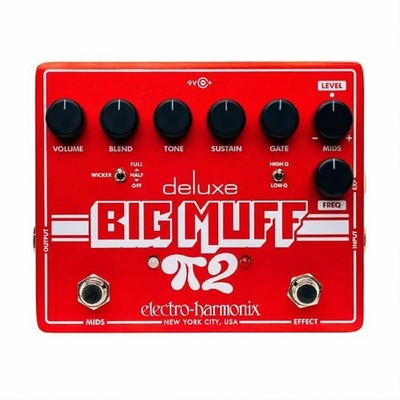 Electro-Harmonix Deluxe Big Muff 2 Analog Deluxe Dual Op-Amp Fuzz Effekte P...