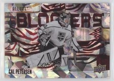 2022-23 Upper Deck Allure Blockers Red 102/299 Cal Petersen #BL-30 o1h