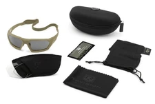 Revision Unisex Shadowstrike Ballistic Sunglass Military, Tan, w/ : 4-0750-0104