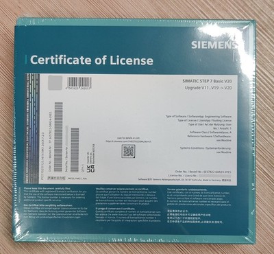 Siemens SIMATIC STEP 7 Basic V20 Upgrade 6ES7822-0AA24-0YE5