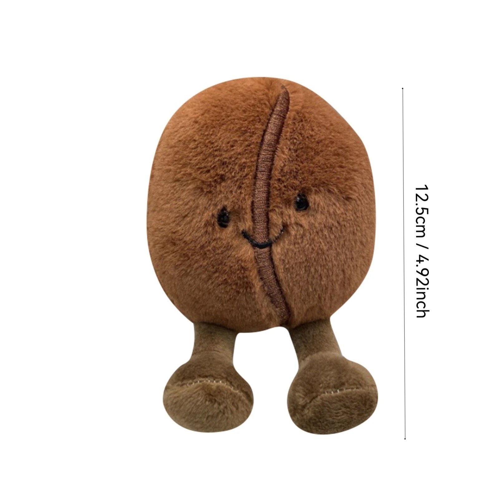 AMUSEABLE COFFEE BEAN Soft Plush Toy CUTE Stuffed Food Collectible New in Box