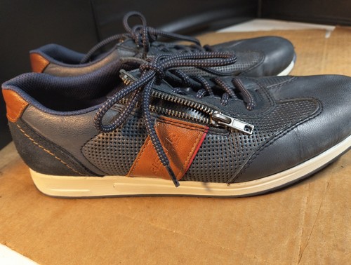 Zapatos con cordones Rieker 11927 de cuero y gamuza. EU42 (US 10?) Suela 11" - Imagen 5 de 11