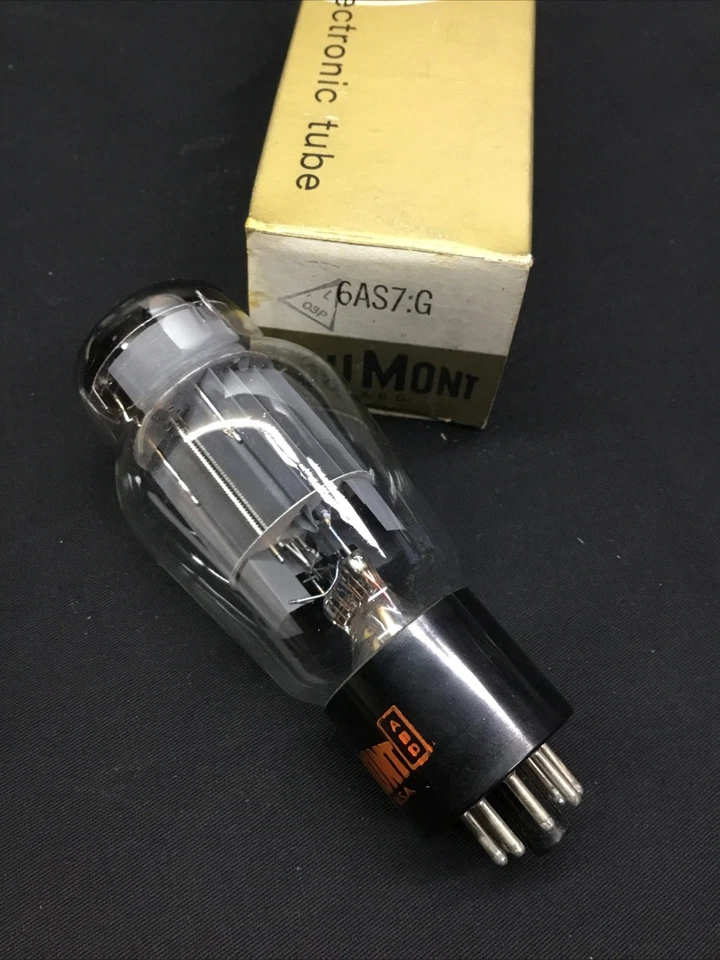Nuevo de Lote Antiguo Dumont 6AS7G (6080 5998) Amplificador Potencia Tubo de Vacío Probado 11.9272 Foto 2 de 2