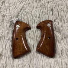 Smith And Wesson OEM NOS Wood Grips Round Butt
