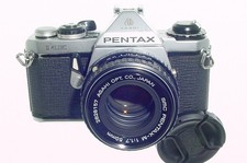Pentax ME 35mm Film Manual SLR Camera + Pentax-M 50mm f/1.7 smc Lens - Ex+
