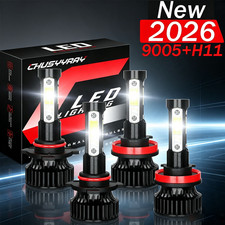 9005 h11 LED Headlights Lights Bulbs For Chevy Silverado 1500 2500HD 2007-2014