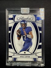 2023 Panini Flawless Collegiate Will Levis ROOKIE GEMS SAPPHIRE /20 RC #4
