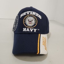 Official US Navy Licensed Retired Navy Cap Hat