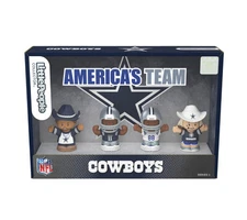 Little People Collector NFL Team Set of 4 Figurines Set Cowboys