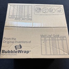 Sealed Air PADDED SHIPPING ENVELOPES 100PCS B/00 - 120 x 210mm MAIL LITE GOLD