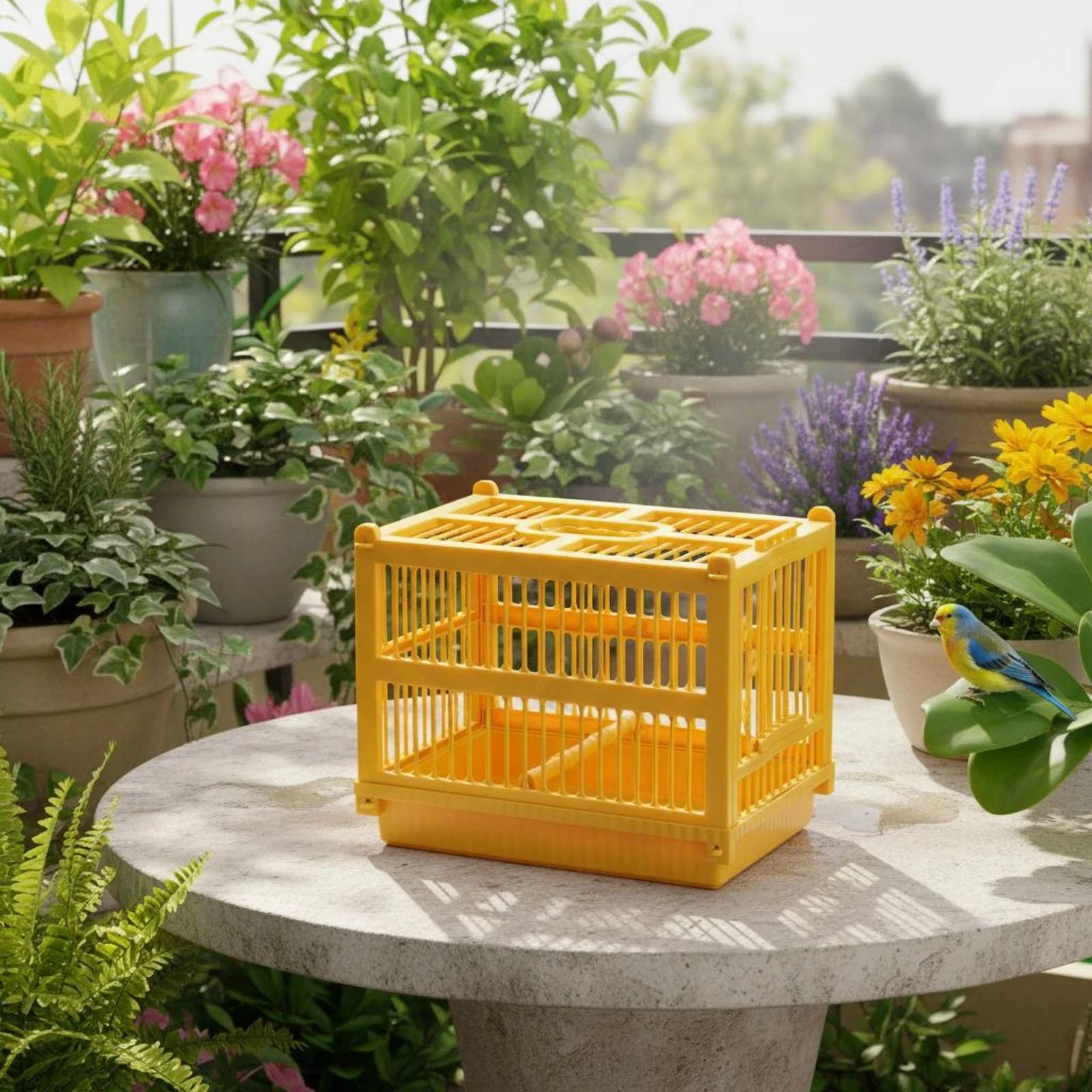 Bird Washing Enclosure Detachable Bird Bath Enclosure for Cleaning